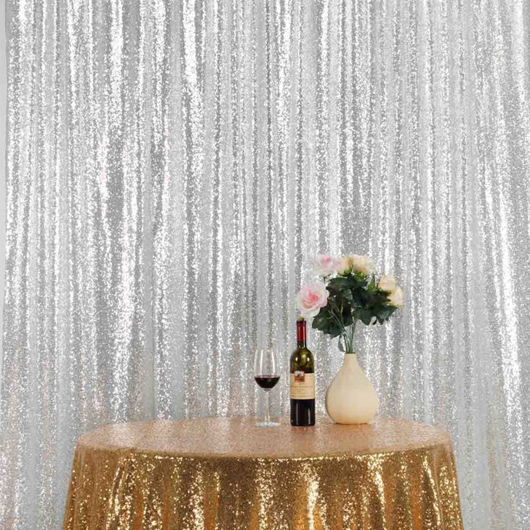 ANMINY Glitter Sequin Backdrop & Reviews Wayfair